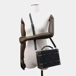 Louis Vuitton Black Monogram LV Dart Handle Trunk 