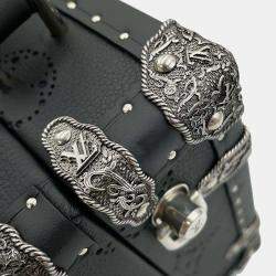 Louis Vuitton Black Monogram LV Dart Handle Trunk 