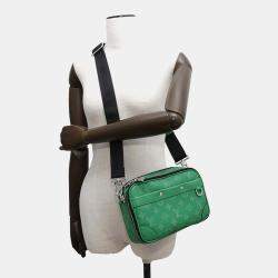 Louis Vuitton Cactus Green Taigarama Monogram Alpha Messenger Bag