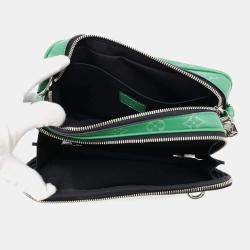Louis Vuitton Cactus Green Taigarama Monogram Alpha Messenger Bag