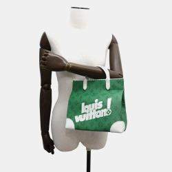 Louis Vuitton Ritter Bag Green/White Monogram Everyday Lv