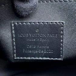 Louis Vuitton Brown Monogram Pattern Tuffetage Triangle Messenger Bag
