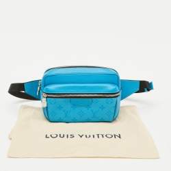 Louis Vuitton Blue Monogram Canvas and Leather Taigarama Outdoor Bumbag