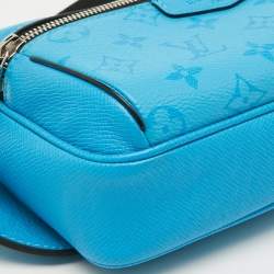 Louis Vuitton Blue Monogram Canvas and Leather Taigarama Outdoor Bumbag