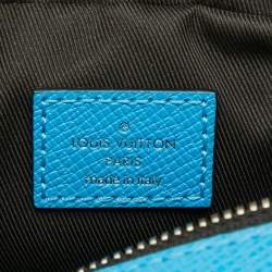 Louis Vuitton Blue Monogram Canvas and Leather Taigarama Outdoor Bumbag