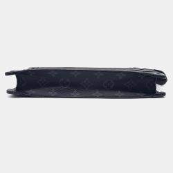 Louis Vuitton Black Leather Eclipse Trunk Pouch