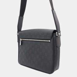 Louis Vuitton Black Damier Infini Leather PM District Messenger Bag