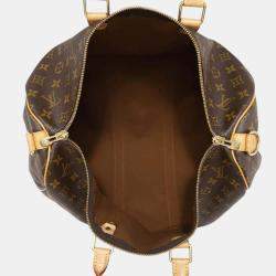 Louis Vuitton Brown Monogram Keepall Bandouliere 45 Satchel Bag