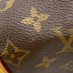 Louis Vuitton Brown Monogram Keepall Bandouliere 45 Satchel Bag