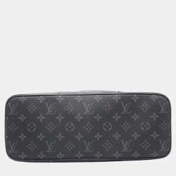 Louis Vuitton Noir Monogram Eclipse Taiga Leather City Tote Bag