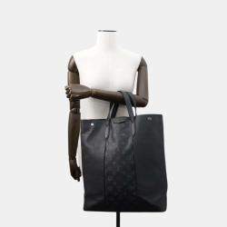Louis Vuitton Noir Monogram Eclipse Taiga Leather City Tote Bag