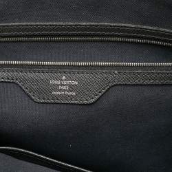 Louis Vuitton Black Leather Alexander Briefcase