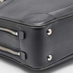 Louis Vuitton Black Leather Alexander Briefcase