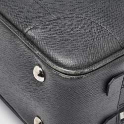 Louis Vuitton Black Leather Alexander Briefcase