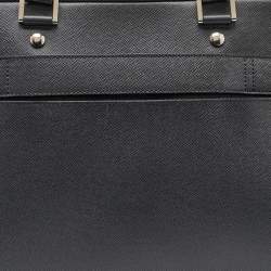 Louis Vuitton Black Leather Alexander Briefcase
