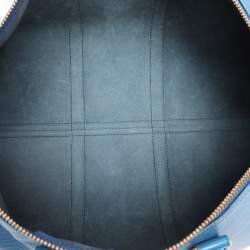 Louis Vuitton Toledo Blue Epi Leather Keepall 45 Bag