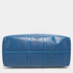 Louis Vuitton Blue Epi Leather Keepall 55 Bag