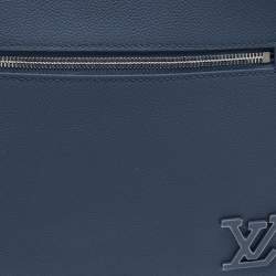 Louis Vuitton Bleu Atlantique Leather Takeoff Pouch