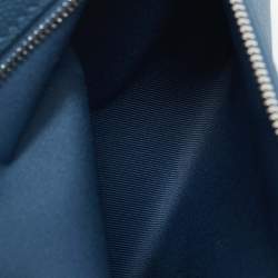 Louis Vuitton Bleu Atlantique Leather Takeoff Pouch