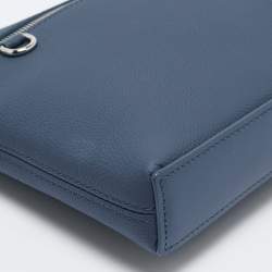 Louis Vuitton Bleu Atlantique Leather Takeoff Pouch