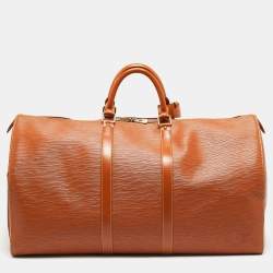 Louis Vuitton Cipango Gold Epi Leather Keepall 55 Bag