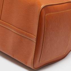 Louis Vuitton Cipango Gold Epi Leather Keepall 55 Bag