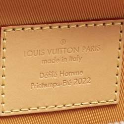 Louis Vuitton Saffron Yellow Leather Handle Soft Trunk Bag