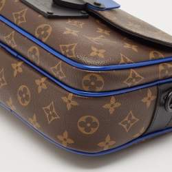 Louis Vuitton Monogram Macassar Canvas S Lock Messenger Bag