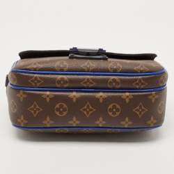 Louis Vuitton Monogram Macassar Canvas S Lock Messenger Bag