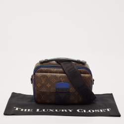 Louis Vuitton Monogram Macassar Canvas S Lock Messenger Bag