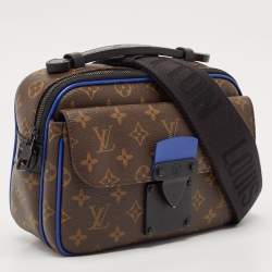 Louis Vuitton Monogram Macassar Canvas S Lock Messenger Bag