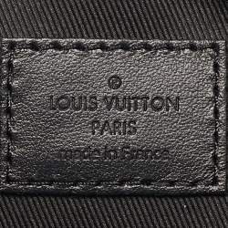 Louis Vuitton Black Monogram Shadow Leather Trio Messenger Bag