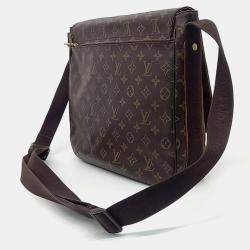 Louis Vuitton Brown Coated Canvas Messenger Beaubourg GM Bag