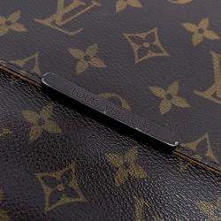 Louis Vuitton Brown Coated Canvas Messenger Beaubourg GM Bag