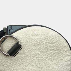 Louis Vuitton Polochon Gray/Yellow/White Taurillon Leather Monogram Pattern