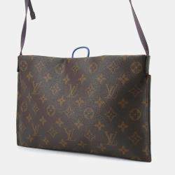 Louis Vuitton Blue/Brown Monogram Pacific Split Sacoche Shoulder Bag