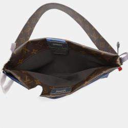 Louis Vuitton Blue/Brown Monogram Pacific Split Sacoche Shoulder Bag