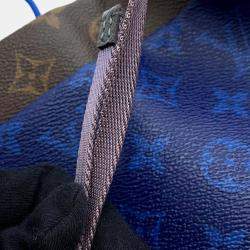 Louis Vuitton Blue/Brown Monogram Pacific Split Sacoche Shoulder Bag