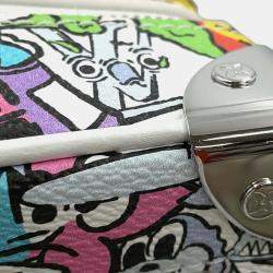 Louis Vuitton White/Multicolor Monogram Comic Mini Soft Trunk Handbag