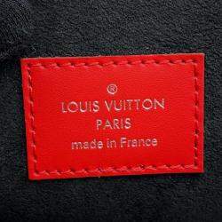 Louis Vuitton Red Epi Leather Supreme Collaboration Pochette Jour Gm Handbag