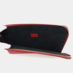 Louis Vuitton Red Epi Leather Supreme Collaboration Pochette Jour Gm Handbag