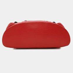 Louis Vuitton Red/Noir Epi Leather Supreme PM Christopher Backpack