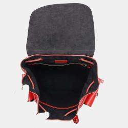 Louis Vuitton Red/Noir Epi Leather Supreme PM Christopher Backpack