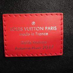 Louis Vuitton Red/Noir Epi Leather Supreme PM Christopher Backpack