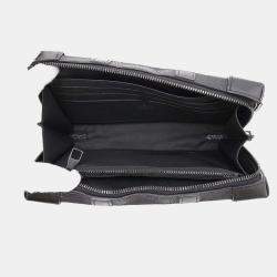 Louis Vuitton Noir Monogram Taurillon Soft Trunk Shoulder Bag