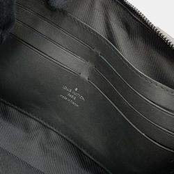 Louis Vuitton Noir Monogram Taurillon Soft Trunk Shoulder Bag