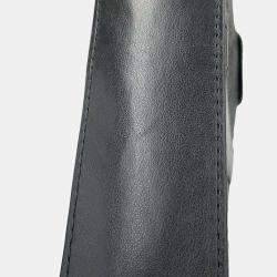 Louis Vuitton Noir Monogram Taurillon Soft Trunk Shoulder Bag