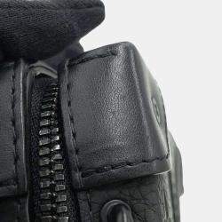 Louis Vuitton Noir Monogram Taurillon Soft Trunk Shoulder Bag