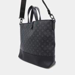 Louis Vuitton Noir Monogram Eclipse Saumur Tote Bag