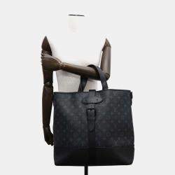 Louis Vuitton Noir Monogram Eclipse Saumur Tote Bag